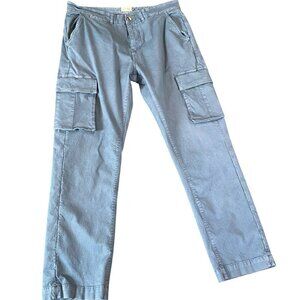 Jachs Men's 36x32 Chino 5-Pocket Cargo Pants Blue #218L